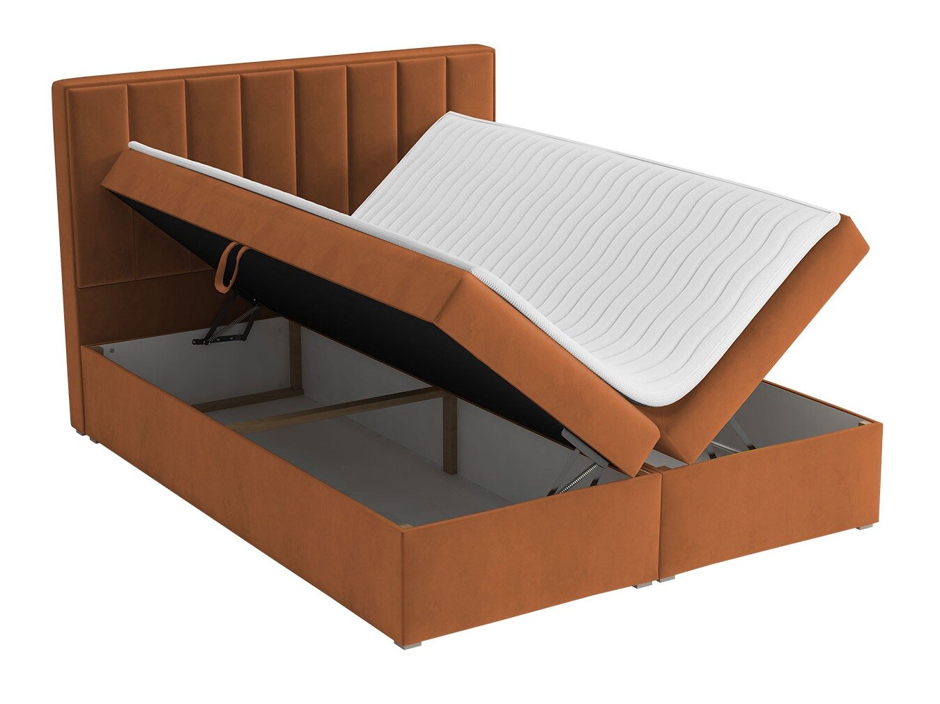 Boxspring Pomona 116 (Magic fluweel 2206)
