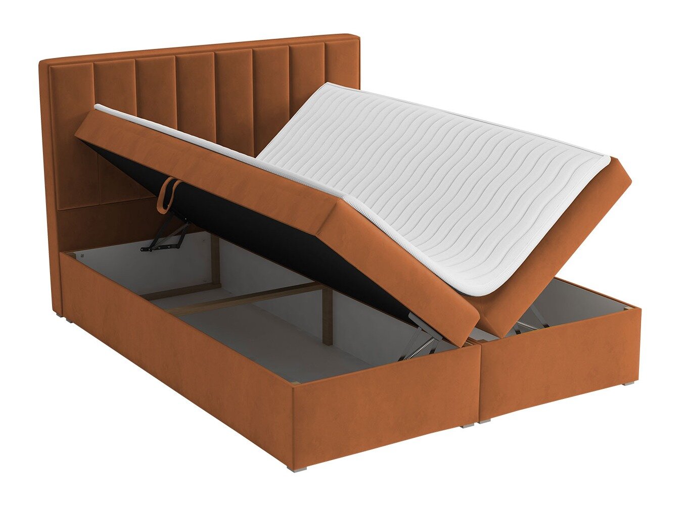 Boxspring Pomona 116 (Magic fluweel 2206)