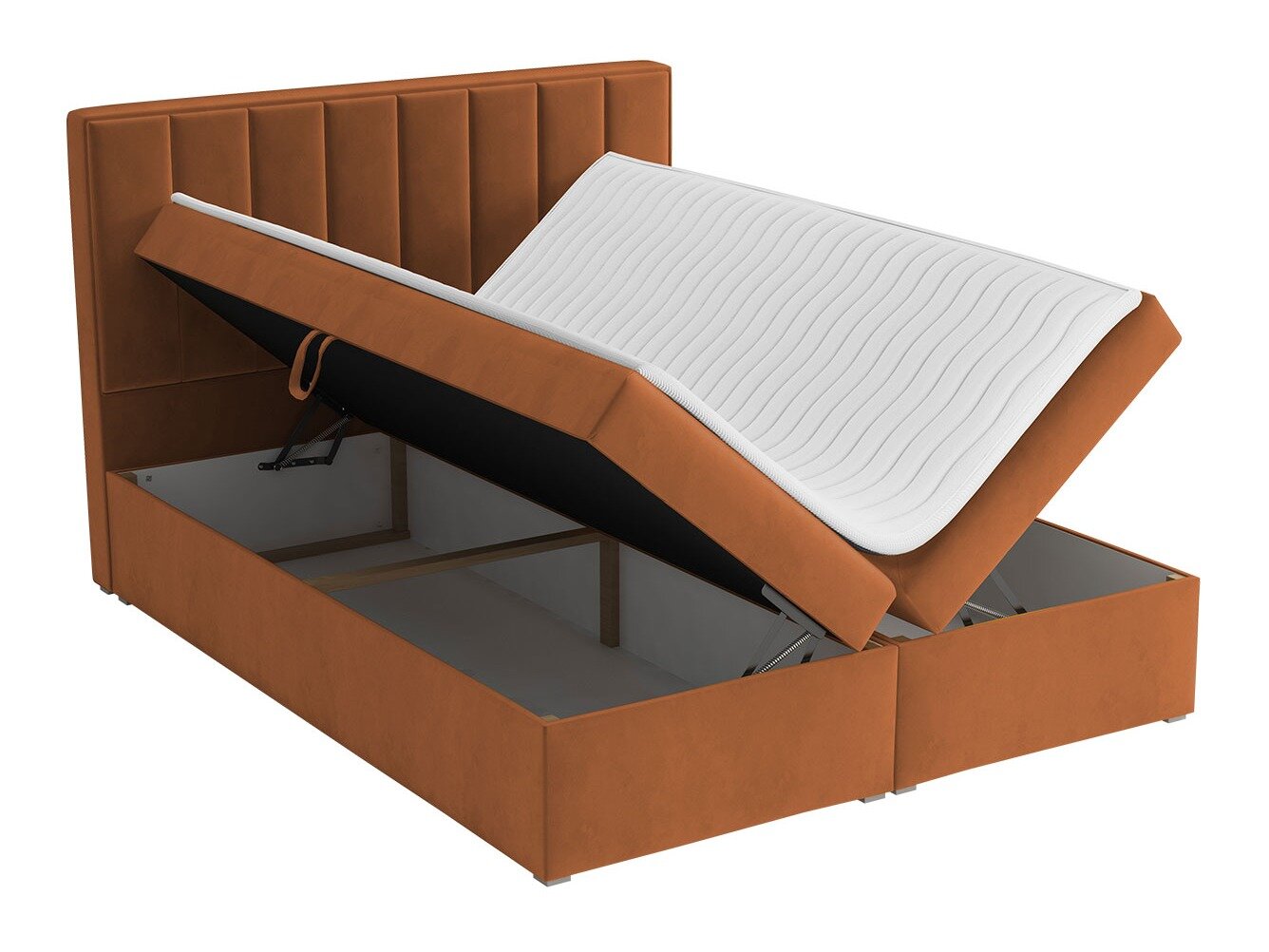 Boxspring Pomona 116 (Magic fluweel 2217)