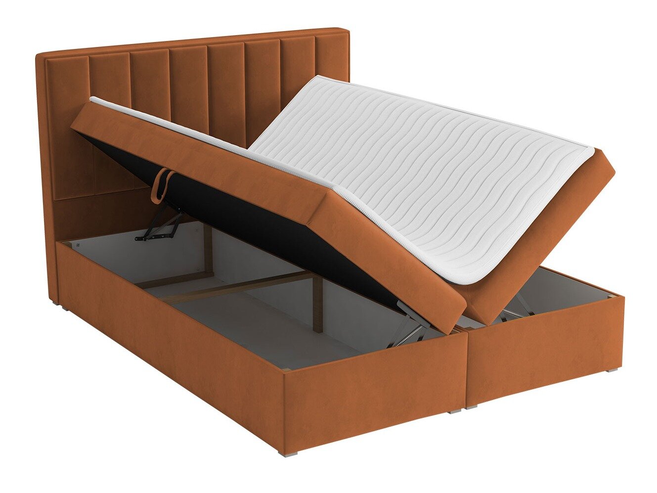 Boxspring Pomona 116 (Magic fluweel 2225)