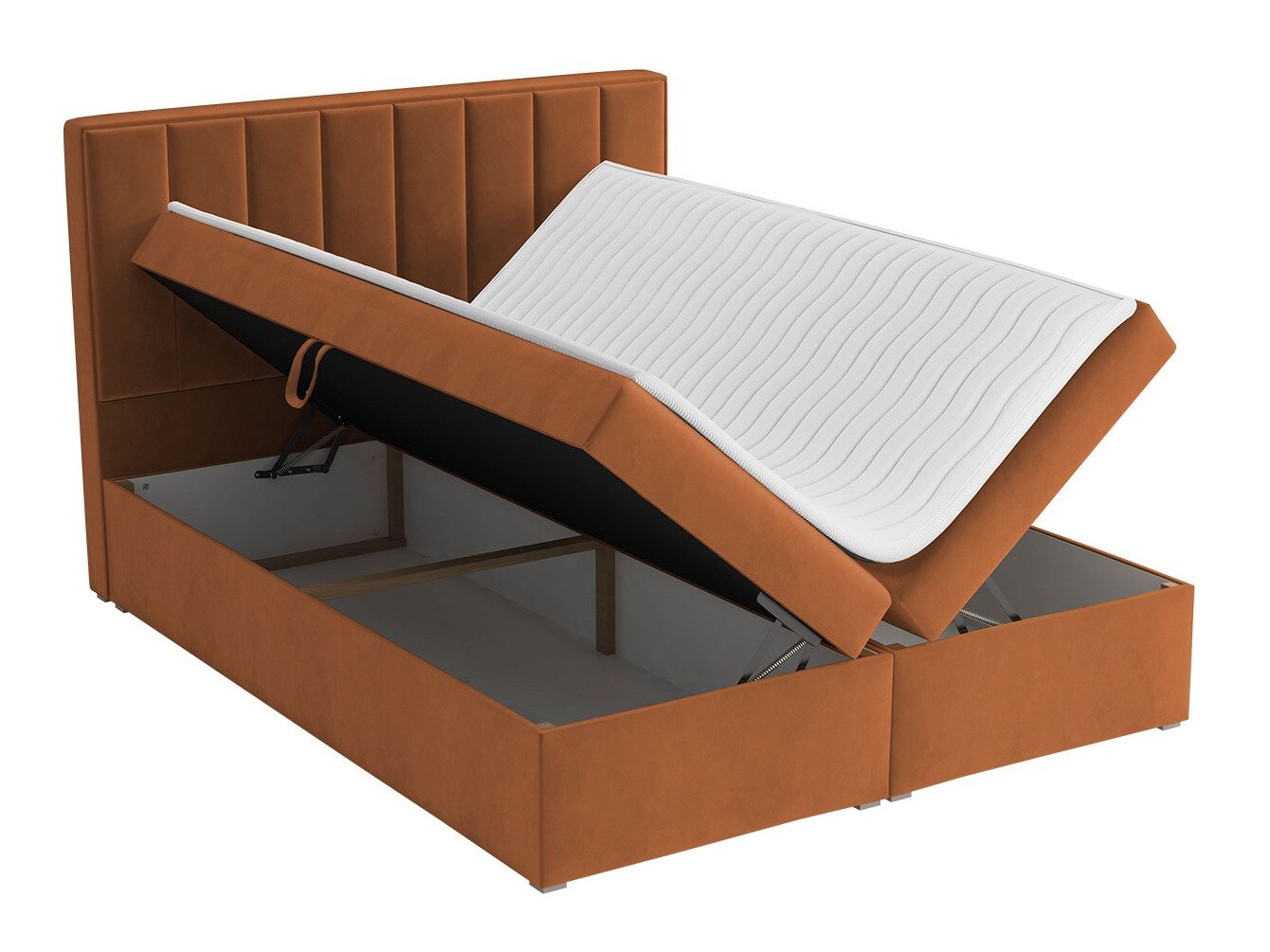 Boxspring Pomona 116 (Magic fluweel 2225)