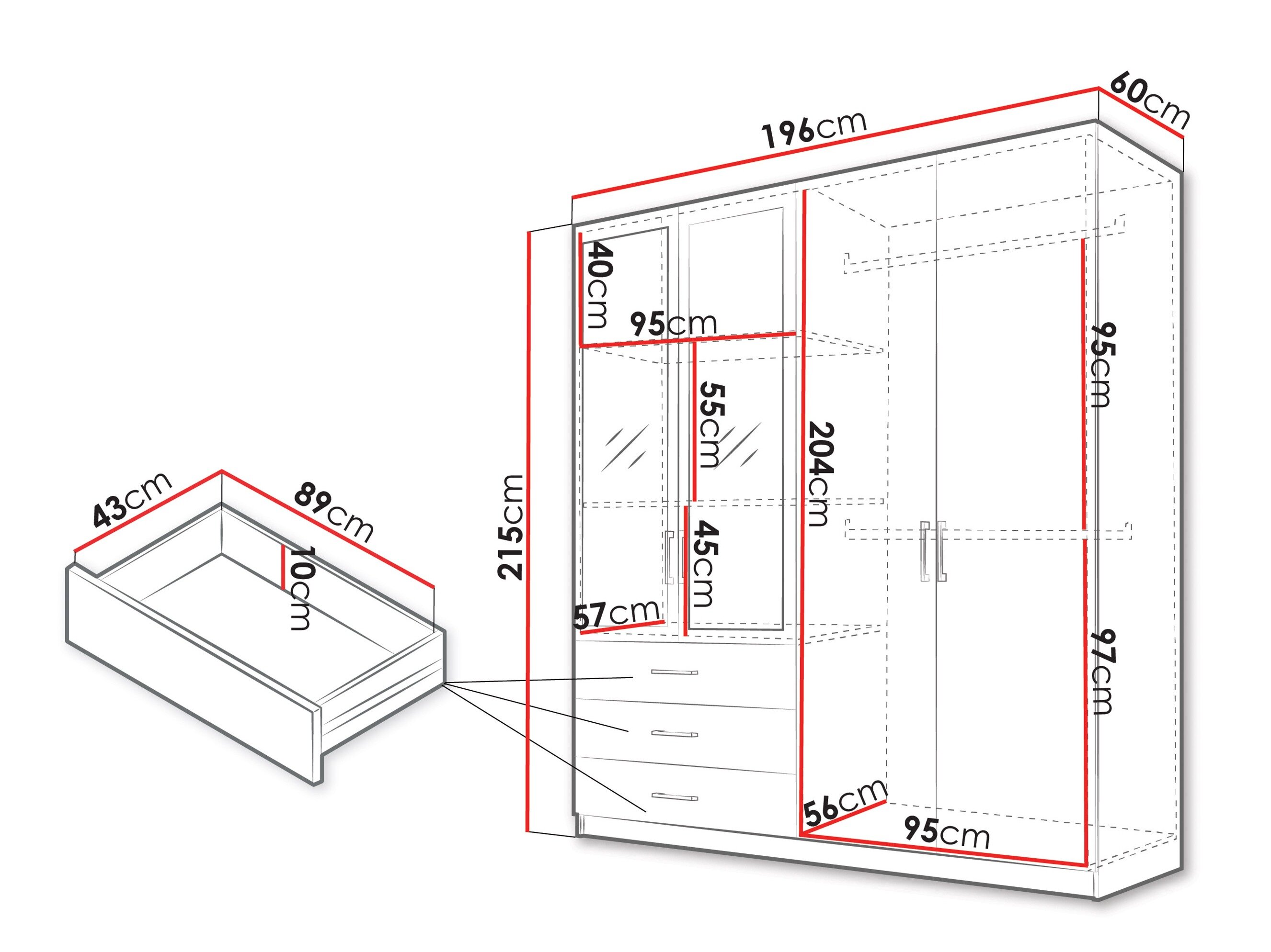 Garderobeskab Fungar (Kashmir)