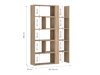 Boekenkast Ontario 145 (Sonoma eik)