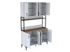 Mobilier multifuncțional Kailua 2678 (Alb + Nuc)