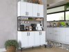 Mobilier multifuncțional Kailua 2678 (Alb + Nuc)