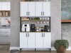 Mobilier multifuncțional Kailua 2678 (Alb + Nuc)