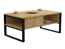 Măsuță de cafea Kailua 2687 (Negru + Stejar)
