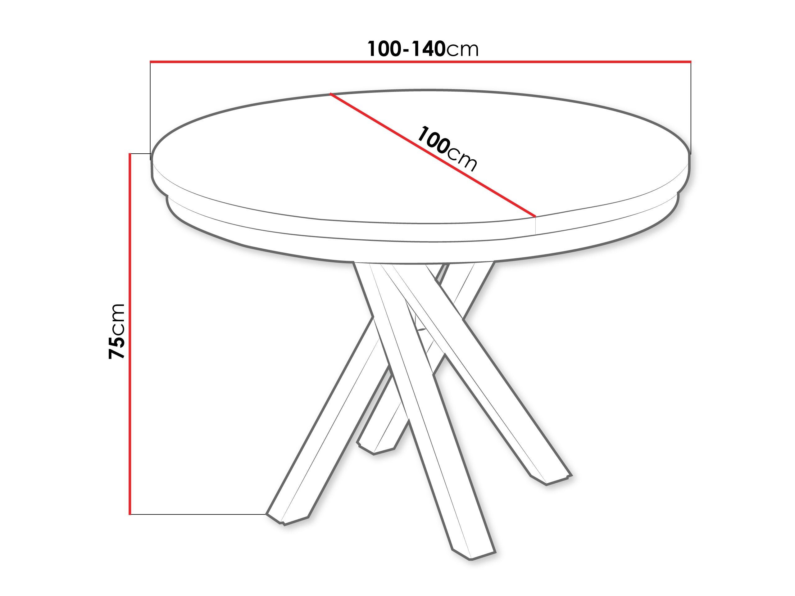 Tafel Mavtoru 111 (Zwart)