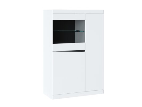 Boekenkast Venlori 129 (Wit + Grafiet)