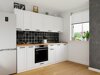 Modularan zidni ormarić Eva White 142