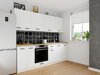 Модулен шкаф с чекмедже и врати Top White 105