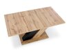 Table Houston 2091 (Chêne wotan + Noir)