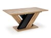 Tafel Houston 2091 (Wotan eik + Zwart)
