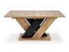 Tafel Houston 2091 (Wotan eik + Zwart)
