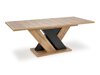 Tafel Houston 2091 (Wotan eik + Zwart)