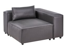 Modulaarne istumisnurk Avialu 104 (Must)