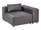 Modulaarne istumisnurk Avialu 104 (Must)