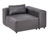 Modulaarne istumisnurk Avialu 104 (Must)