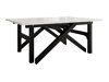 Table basse transformateur Oswego 151 (Marbre blanc + Noir)
