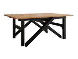 Transformeerbare salontafel Oswego 151 (Ambachtelijke gouden eik + Zwart)