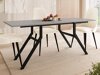 Transformeerbare salontafel Oswego 151 (Grafiet + Zwart)