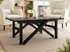 Transformeerbare salontafel Oswego 151 (Zwart marmer + Zwart)