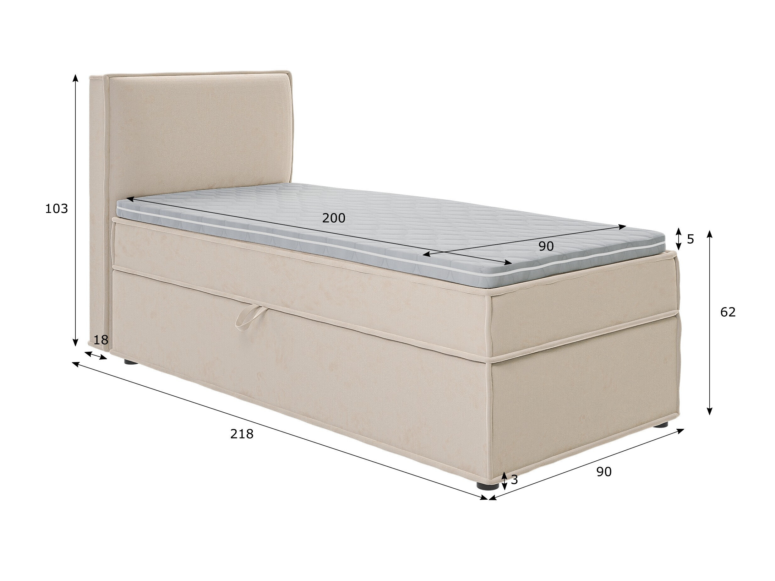 Boxspring Rocklin 134 (Enjoy New 01)