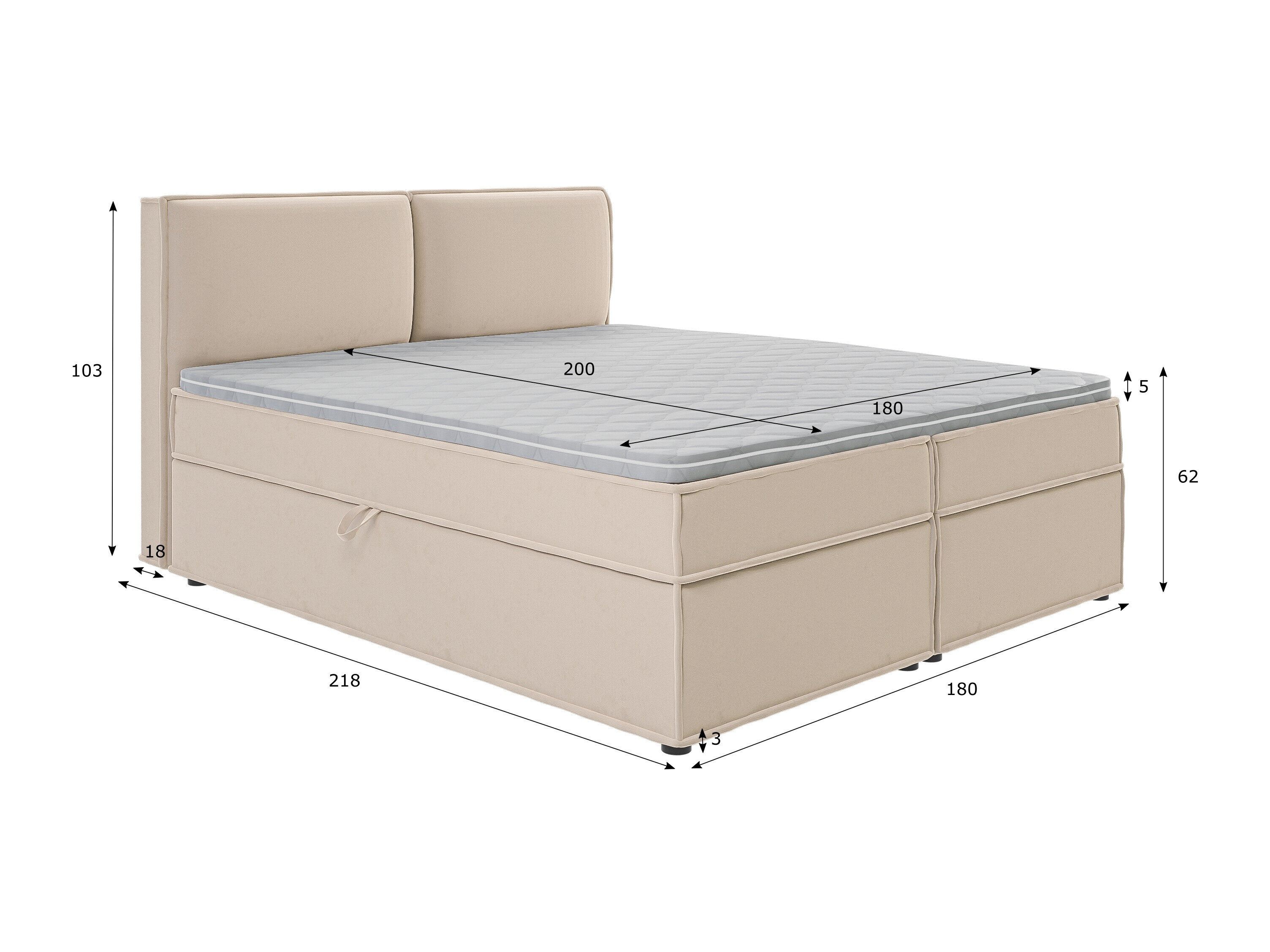 Boxspring Rocklin 134 (Enjoy New 01)