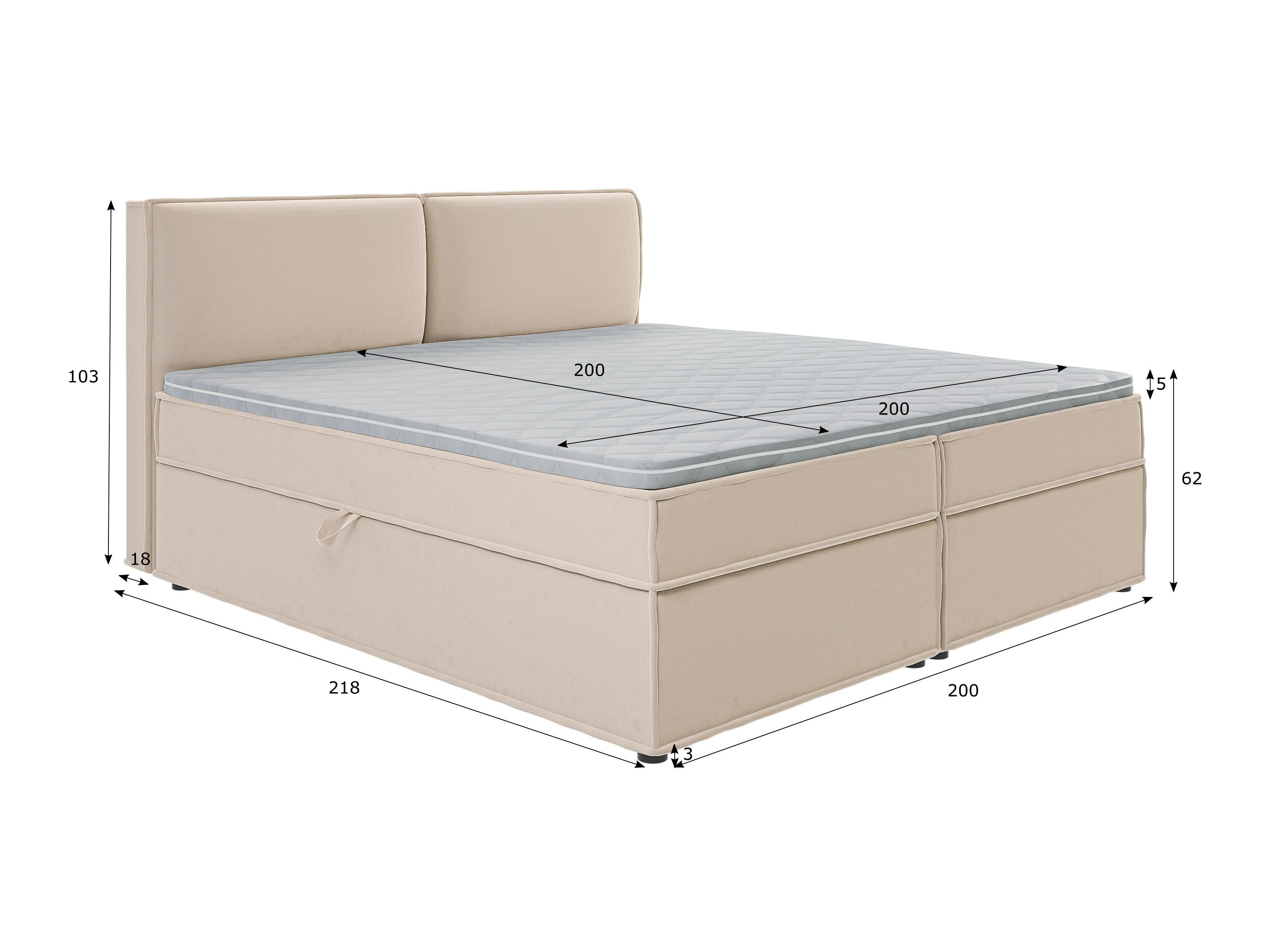 Boxspring Rocklin 134 (Enjoy New 01)
