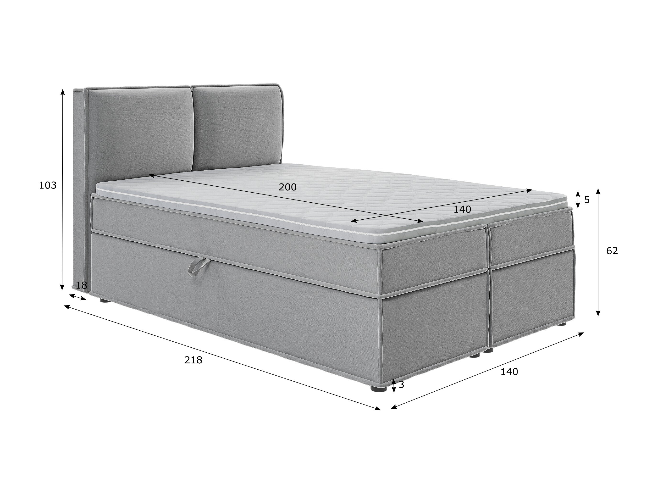 Boxspring Rocklin 134 (Enjoy New 21)