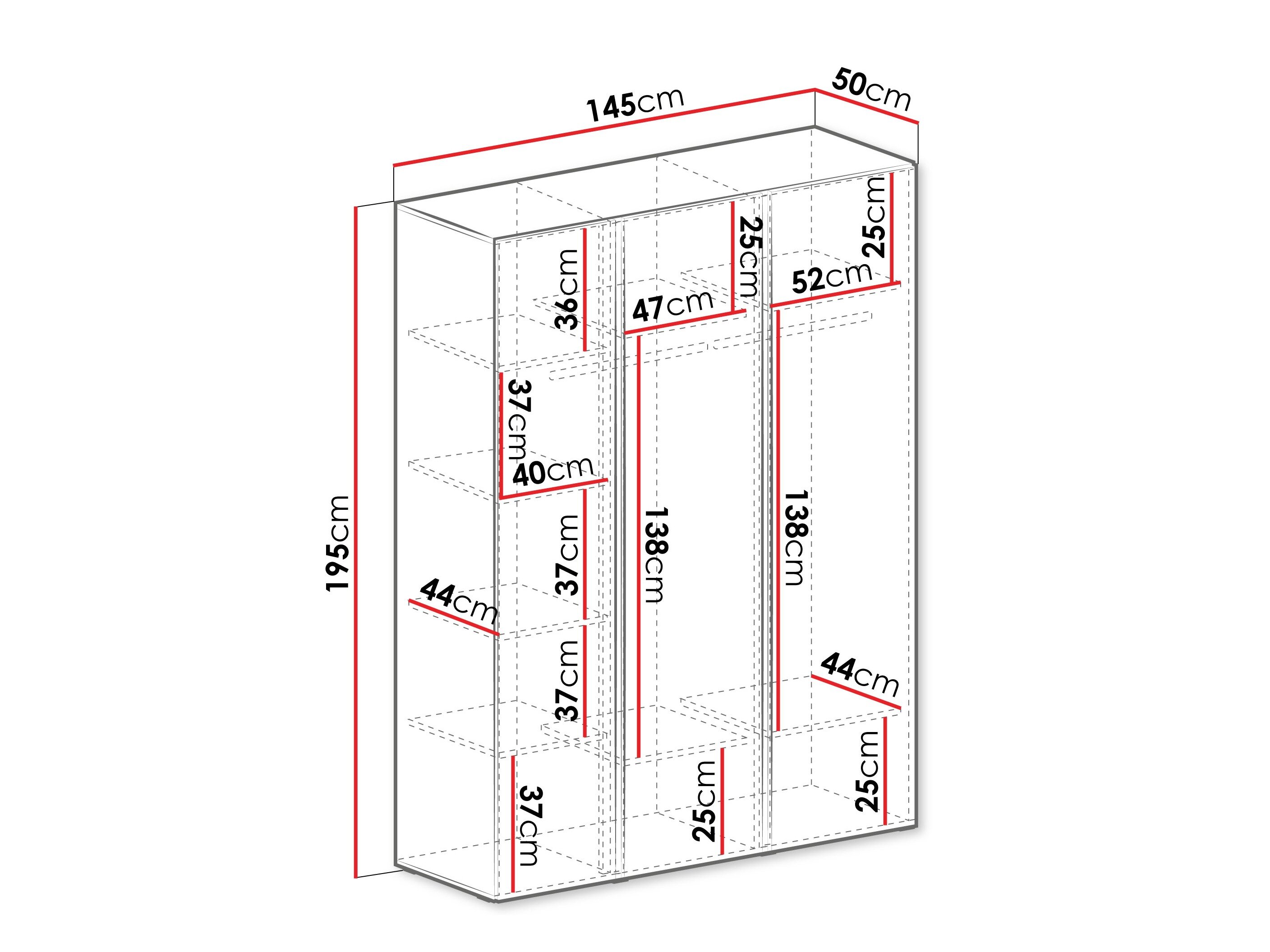 Garderobeskab Fiosono 100 (Beige + Egetræ)