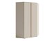 Hoekkledingkast Fiosono 101 (Beige + Licht eiken)