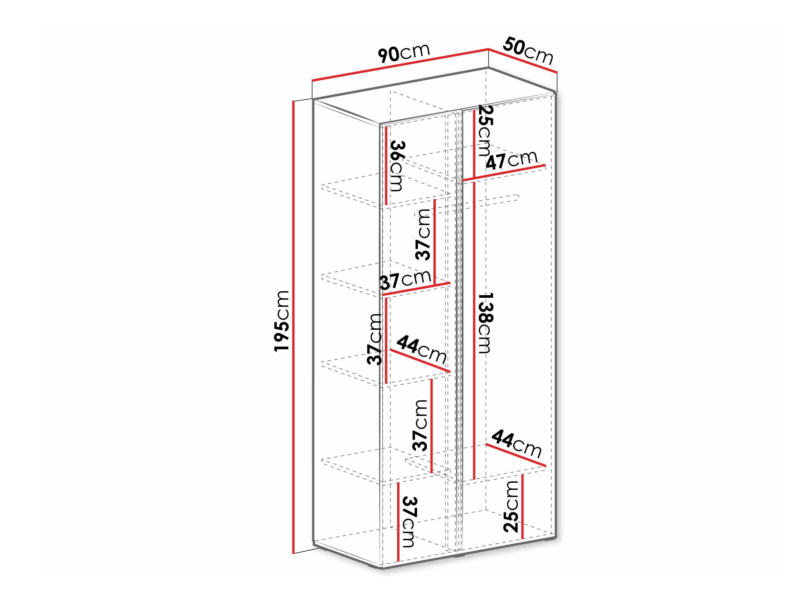 Kledingkast Fiosono 102 (Eucalyptus + Eiken)