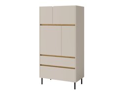 Boekenkast Fiosono 104 (Beige + Licht eiken)