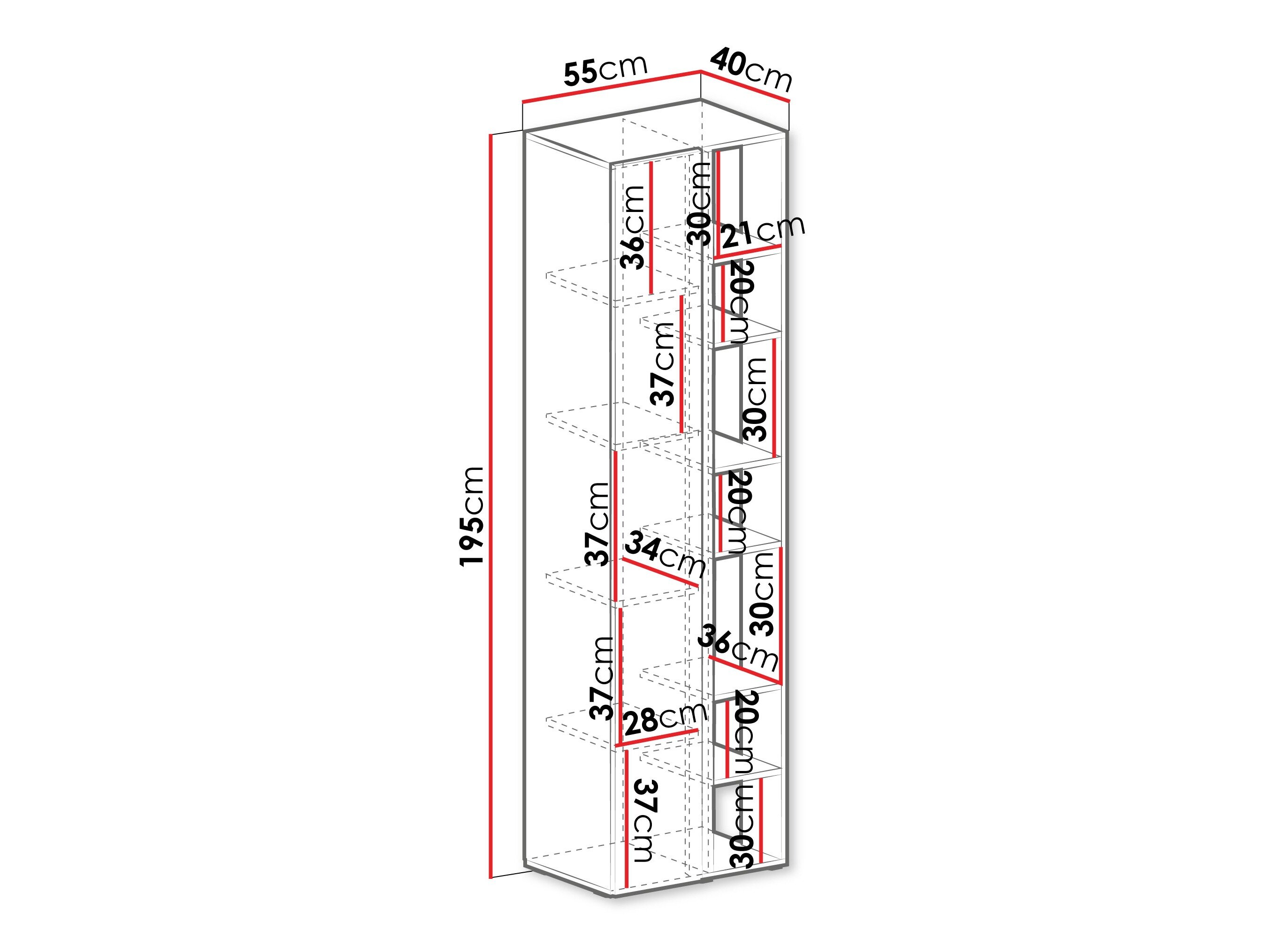 Reol Fiosono 103 (Beige + Egetræ)