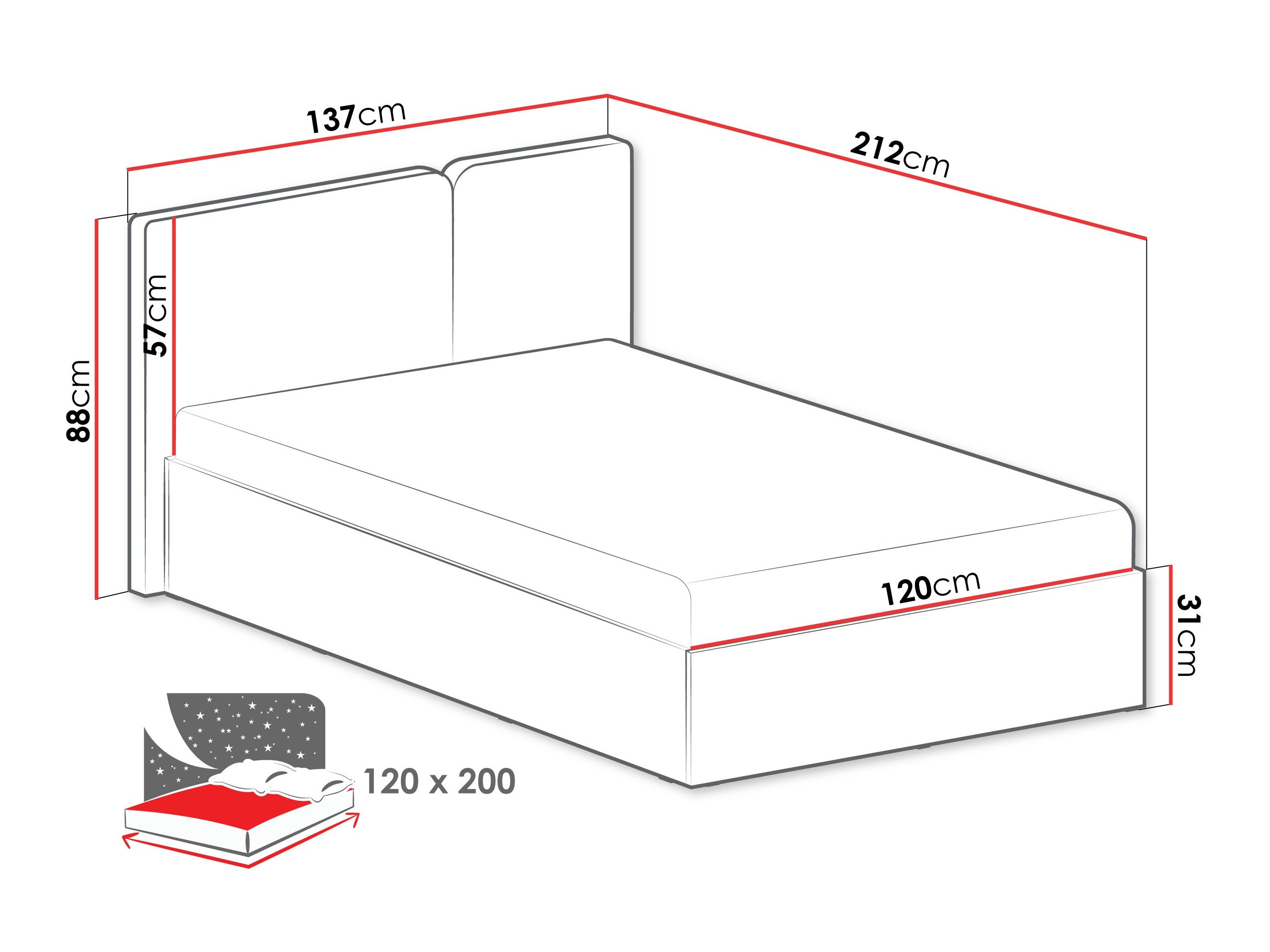 Seng Fiosono 112 (Beige + Egetræ)