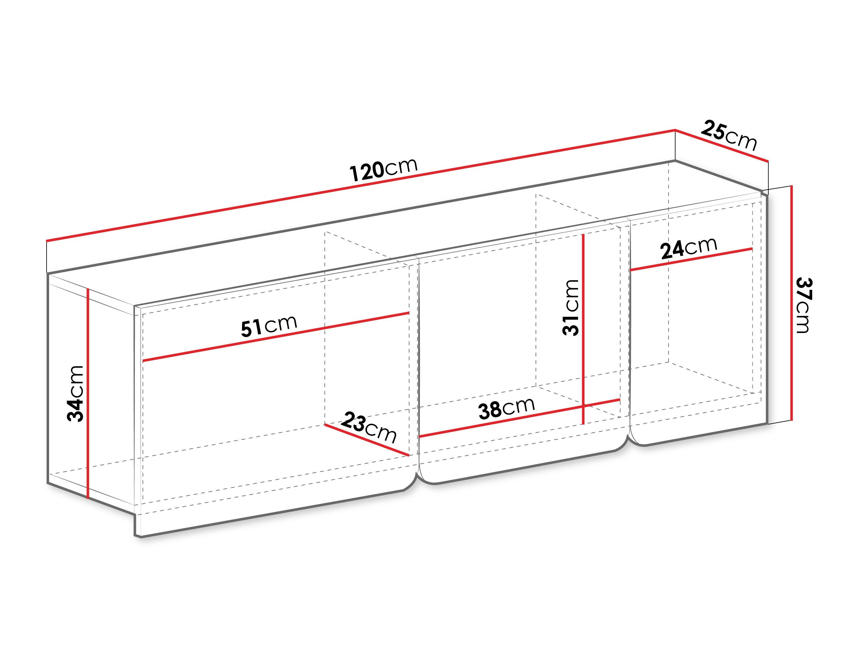 Vægskab Fiosono 111 (Støvet grøn + Egetræ)