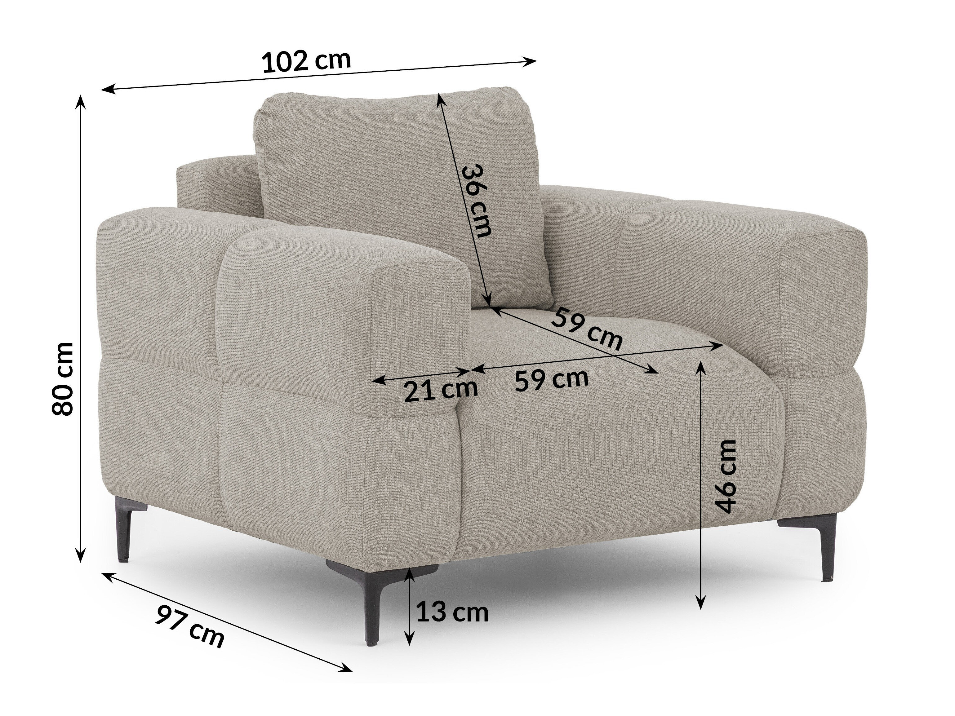 Fauteuil Rocklin 136 (Aragon 20)