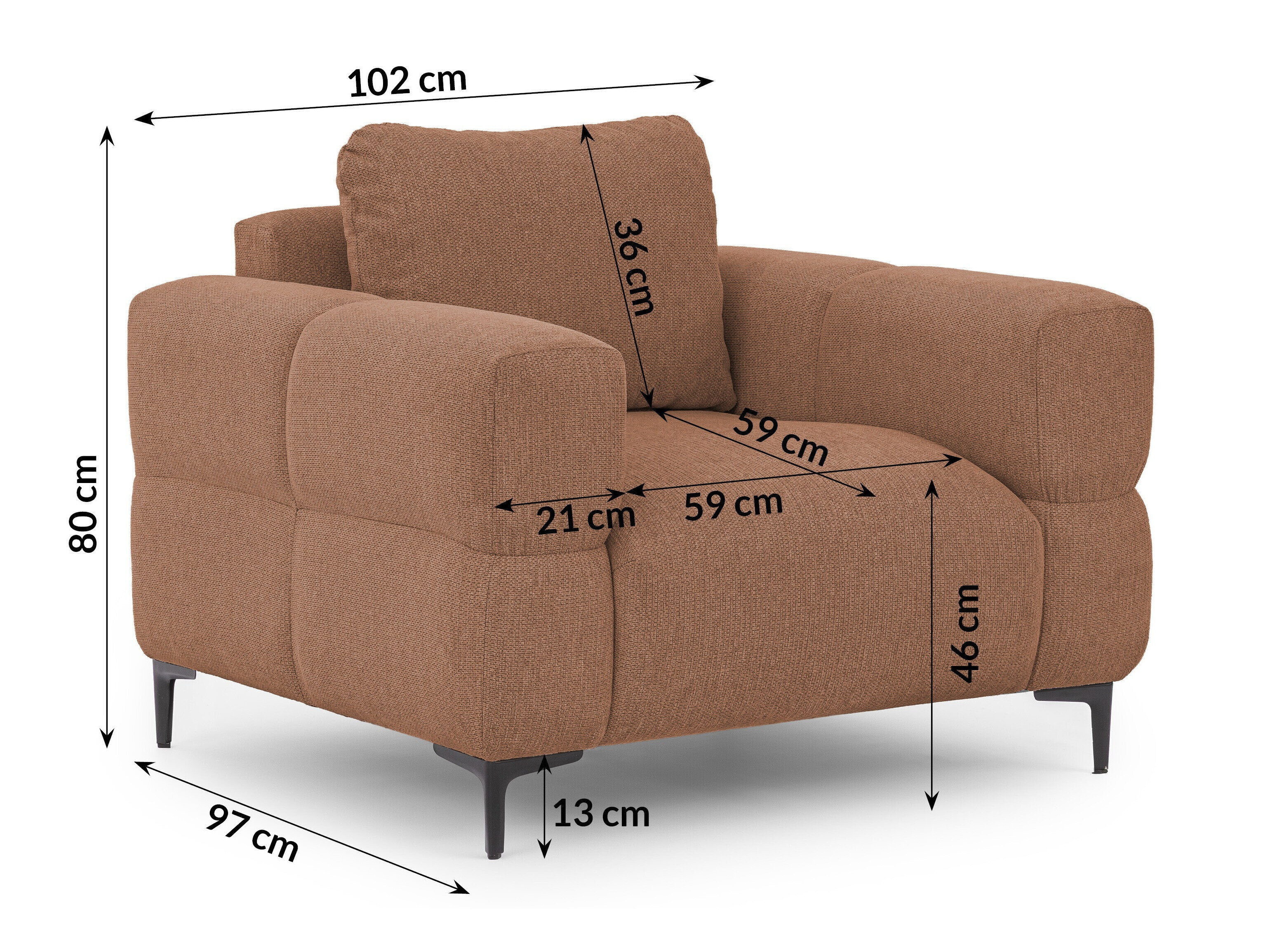 Fauteuil Rocklin 136 (Aragon 59)
