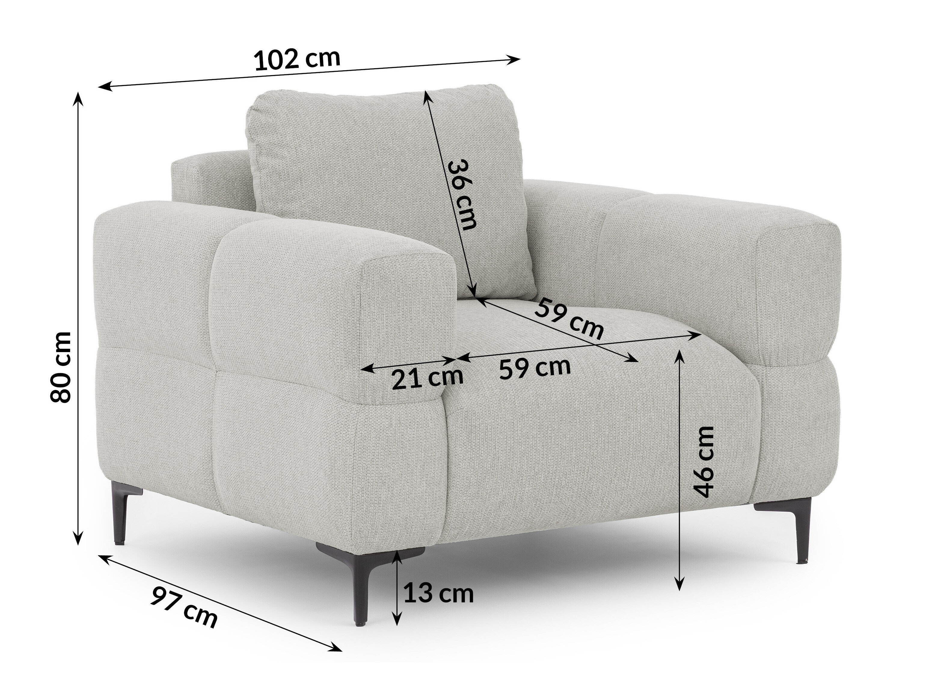 Fauteuil Rocklin 136 (Aragon 80)