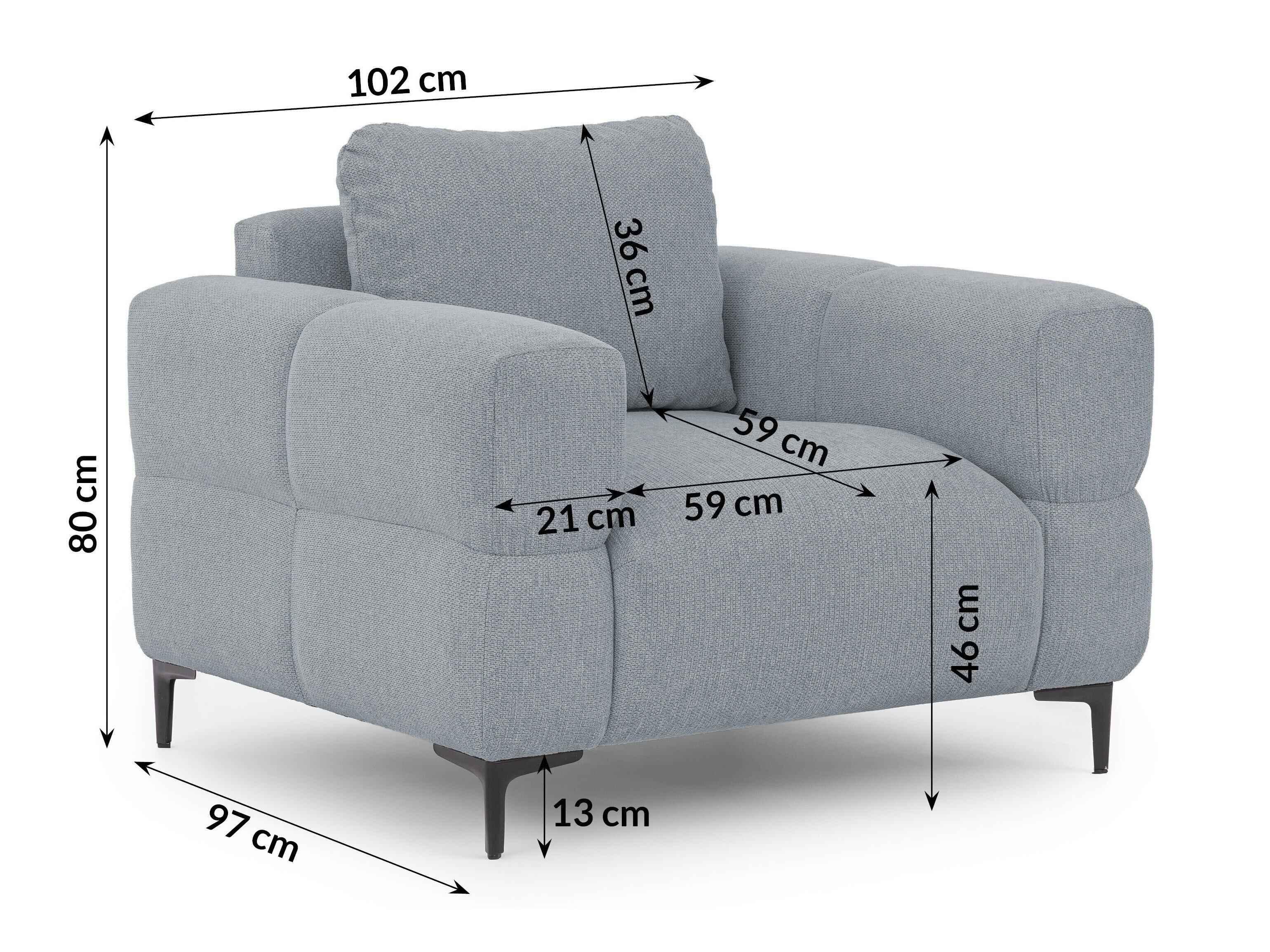 Fauteuil Rocklin 136 (Aragon 90)