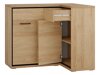 Hoekladekast Etrmoni 106 (Licht hout + Eiken)