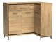 Hoekladekast Etrmoni 106 (Licht hout + Eiken)