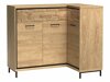 Hoekladekast Etrmoni 106 (Licht hout + Eiken)