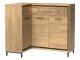 Hjørne kommode Etrmoni 121 (Lyst træ + Egetræ)