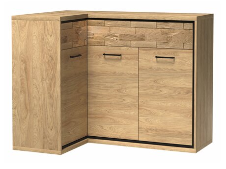 Hoekladekast Etrmoni 121 (Licht hout + Eiken)