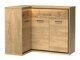 Hoekladekast Etrmoni 121 (Licht hout + Eiken)
