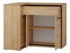 Hoekladekast Etrmoni 121 (Licht hout + Eiken)