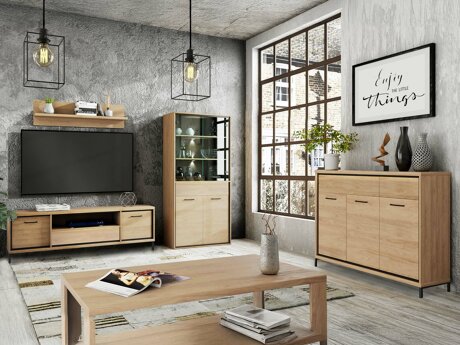 Stuemøbelsæt Etrmoni 118 (Lyst træ)