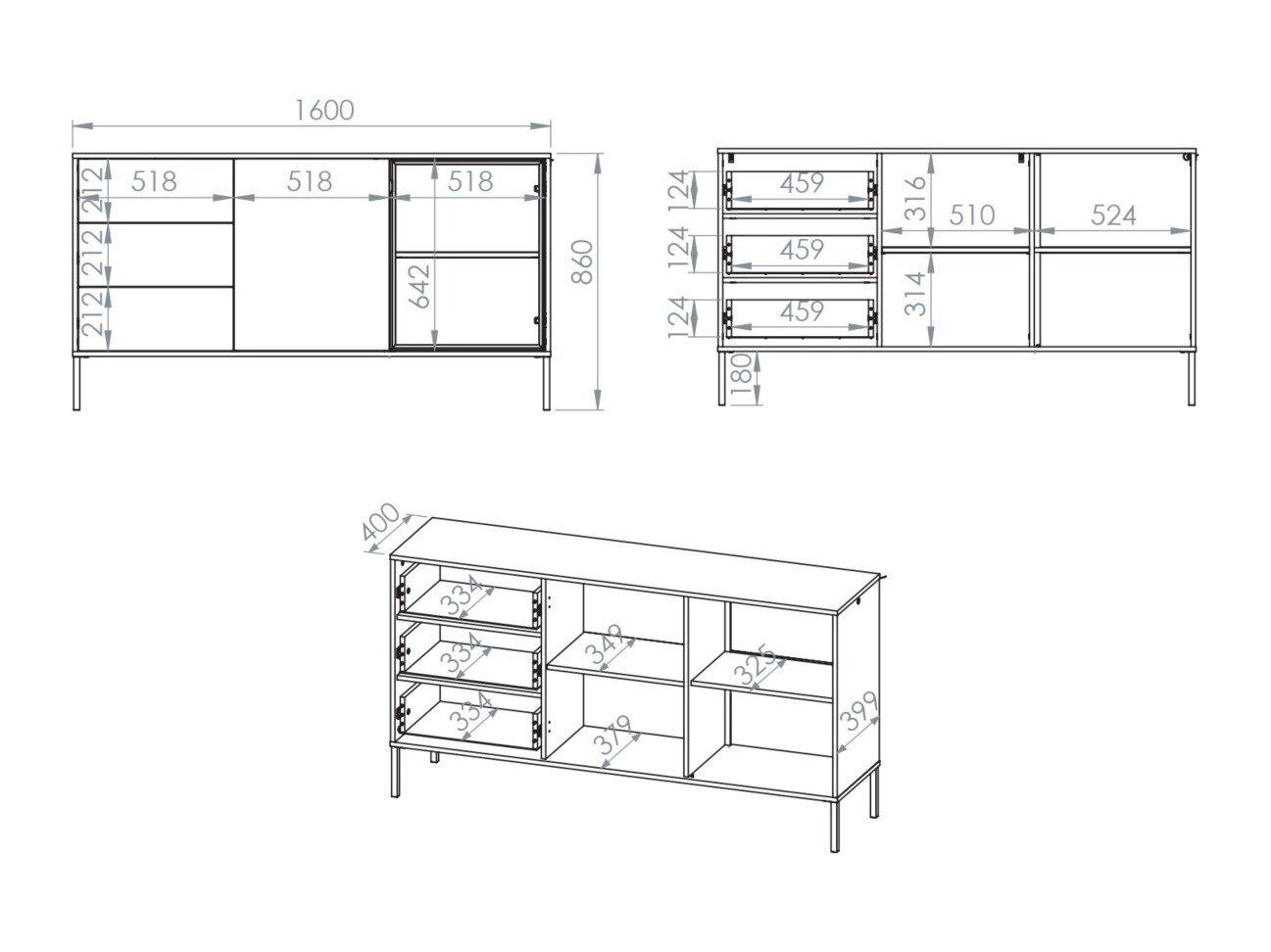 Stuemøbelsæt Virsalo 106